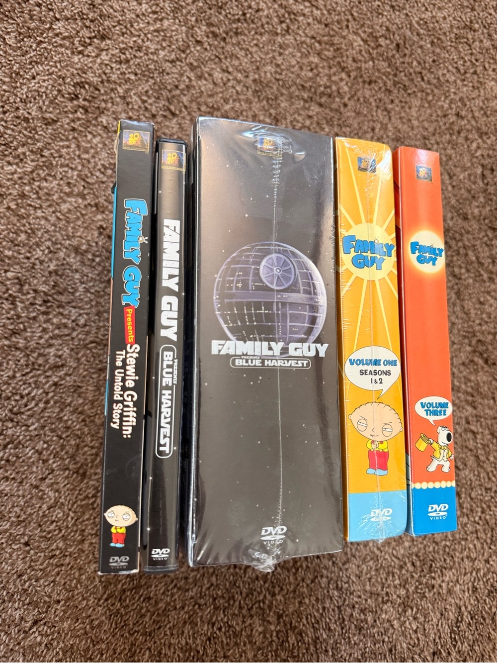 Family Guy DVD Box Set - Untold Story, Blue Harvest, volume 1&3 sets